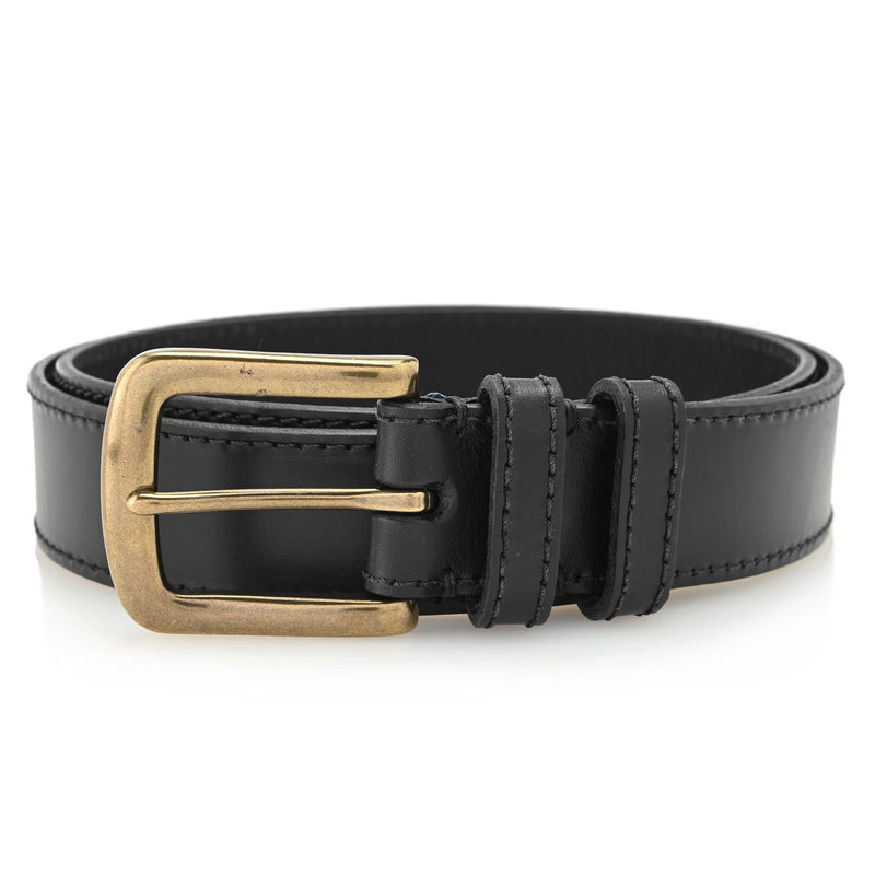 Leather Belt Antiqued Waxed Harness