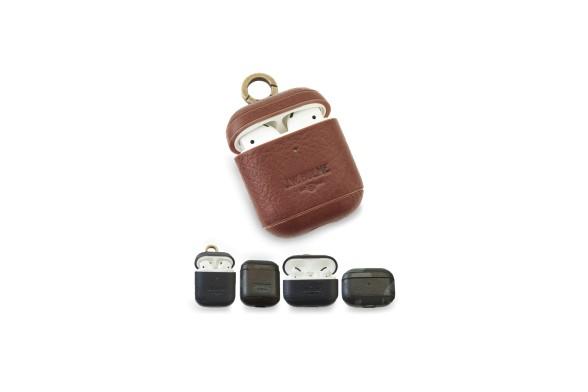 AirPods Leather Case with Metal Carrying Hook Generation 1 & 2