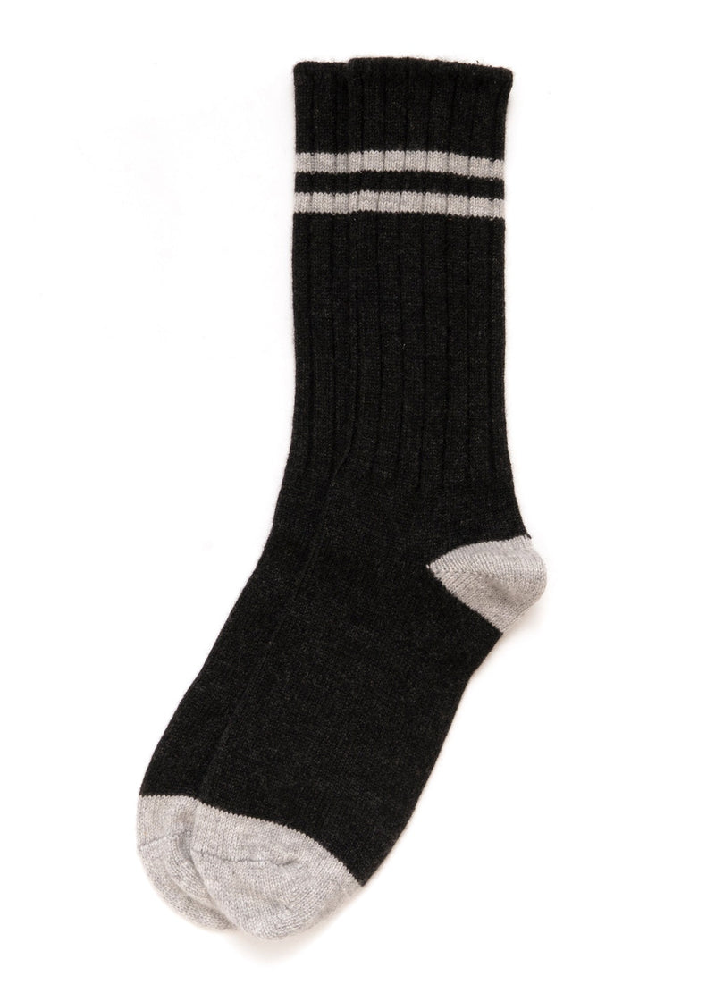 American Trench Cashmere Double Stripe Socks