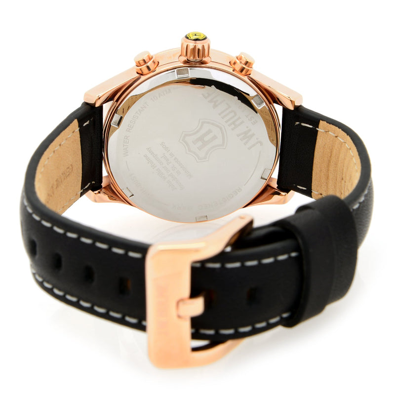 36mm Quartz Leather Strap Watch RoseTone Women's